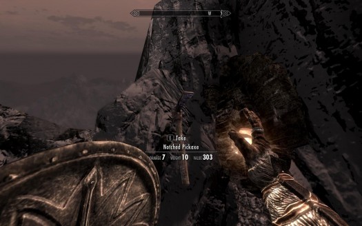 notched pickaxe skyrim