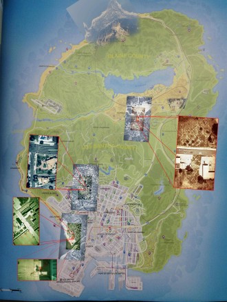 Картата на Grand Theft Auto V изтече в нета... изглежда огромна