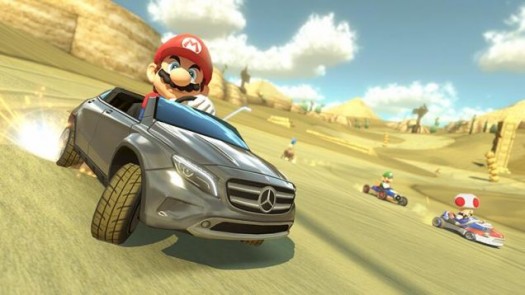 mario kart 8 mercedes-benz
