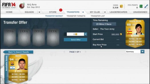 fifa 15 transfer offers