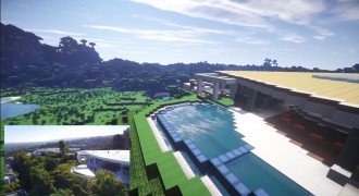 Вижте имението за 70 милиона на създателя на Minecraft… в Minecraft
