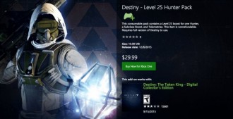 Destiny с опция да вдигнем герой до високо ниво... срещу пари