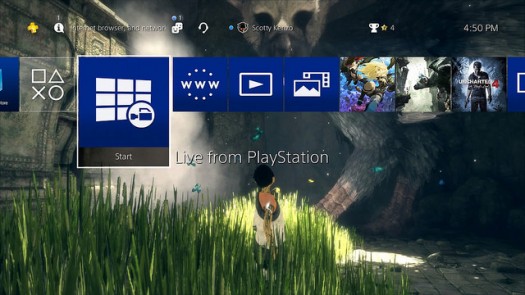 ps4 background