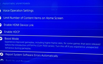 PlayStation 4 Pro с boost режим