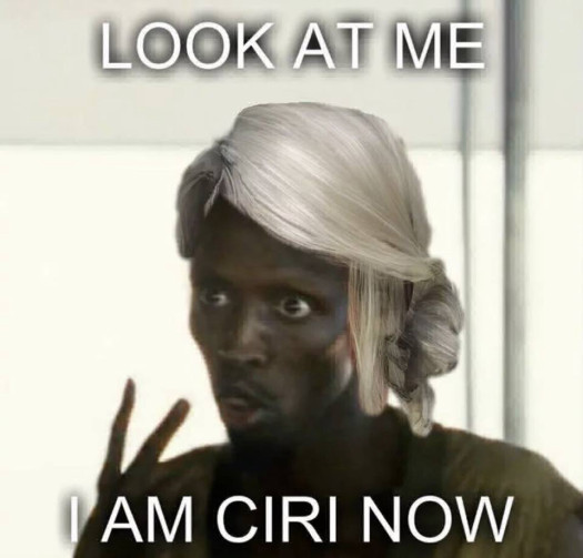 ciri black the witcher 3