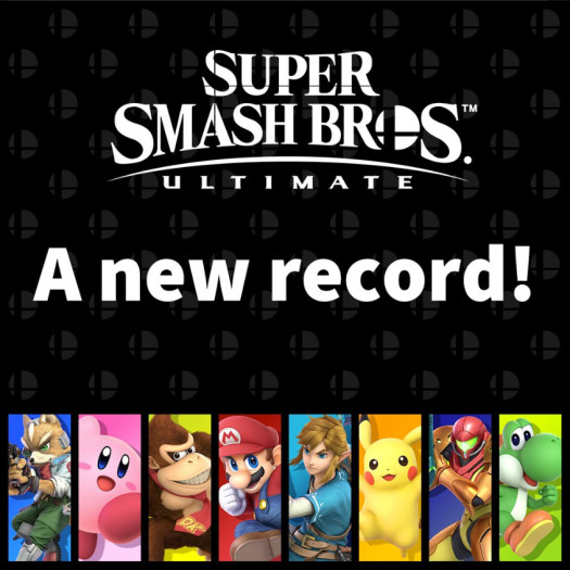 super smash bros ultimate 2 record