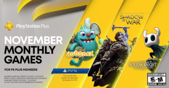 PS Plus игрите за ноември вече са известни